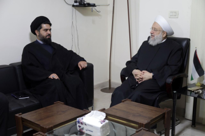 سماحة الشيخ ماهر  حمود يستقبل المستشار الثقافي الايراني السيد مرتضوي